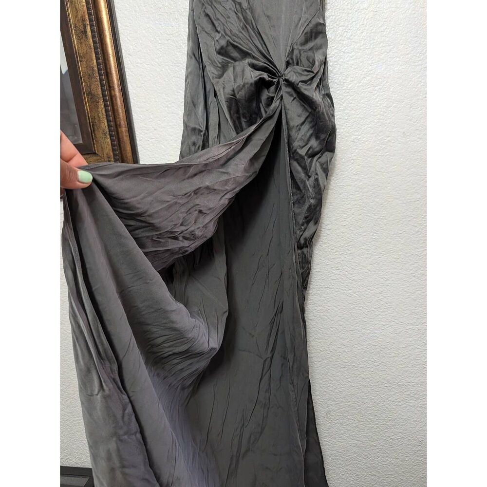 Skims high slit silk long dress size small - Picture 3 of 8